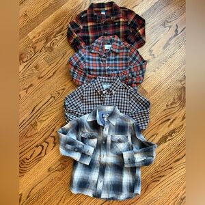 Size 2/3 toddler fall flannels bundle - set of 4. Super cute and lightly worn
